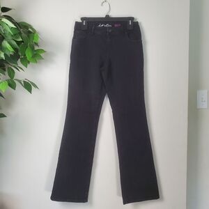 INC International Concepts Women's Black Jeans Boot Leg Curvy Fit Size 2